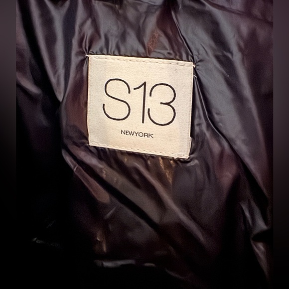 S13 NYC Down Filled Ski Winter Puffer Jacket - Picture 5 of 6